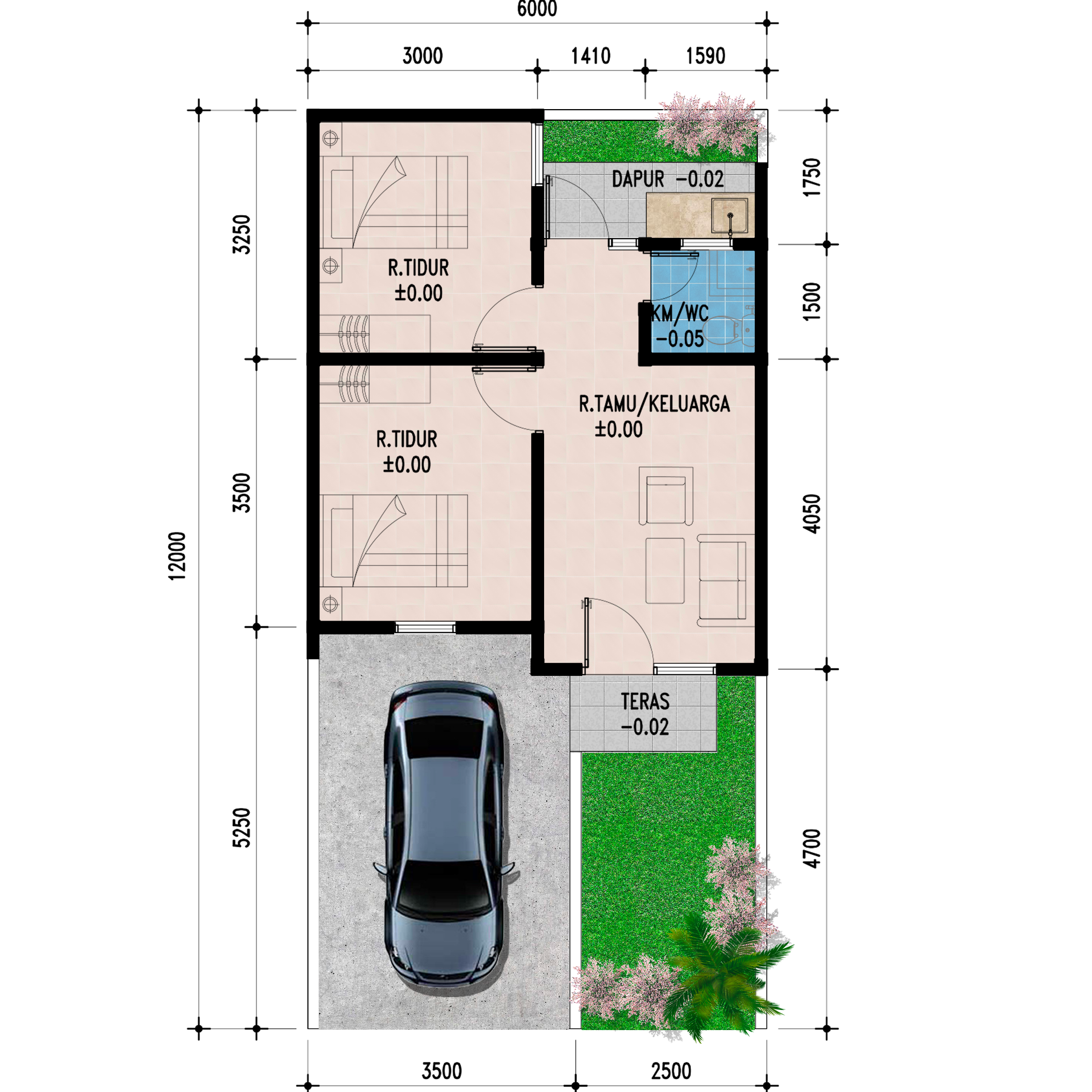 Layout Pulau Seribu